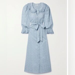 DÔEN Helena Dress in Bluebell Hillside Bloom M